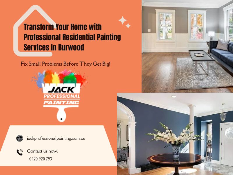 professional residential painting services in Burwood